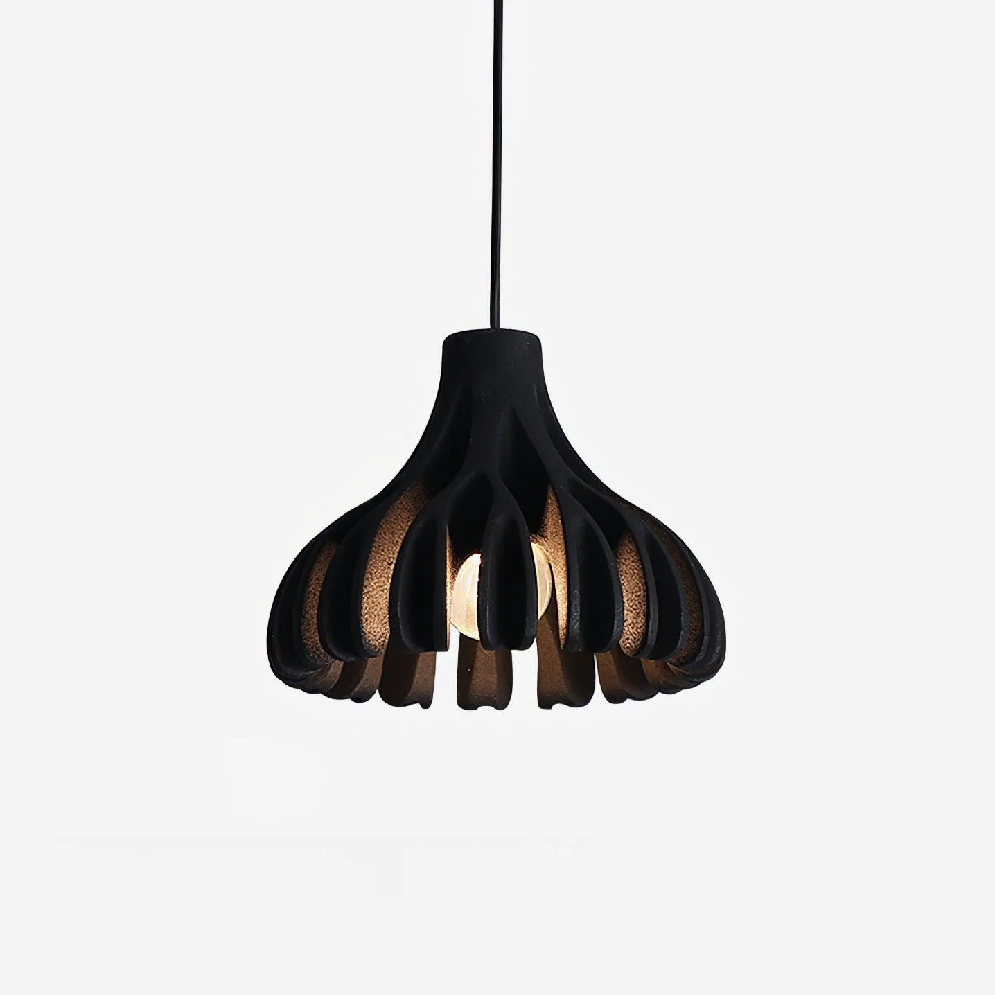 Sustainable Coral Resin Pendant Lamp Sophisticated