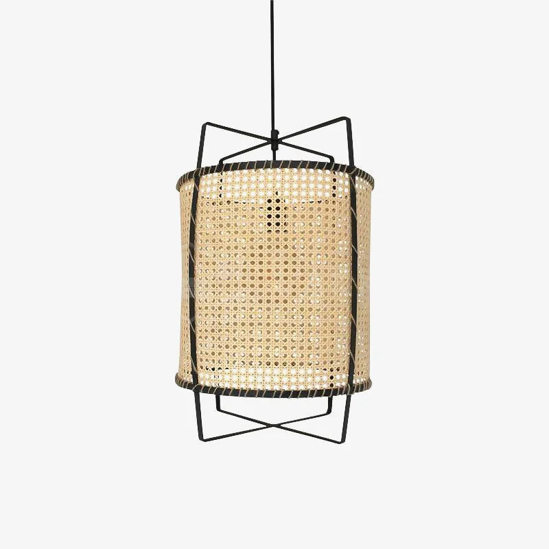 Premium Material Rattan Cane Pendant Light Refined