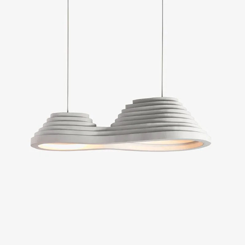 Durable Rice Field Acoustic Pendant Lamp Sustainable