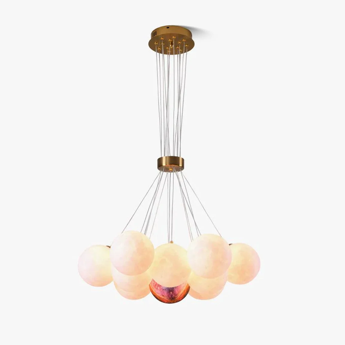 Clean Lunar Pendant Light Secure