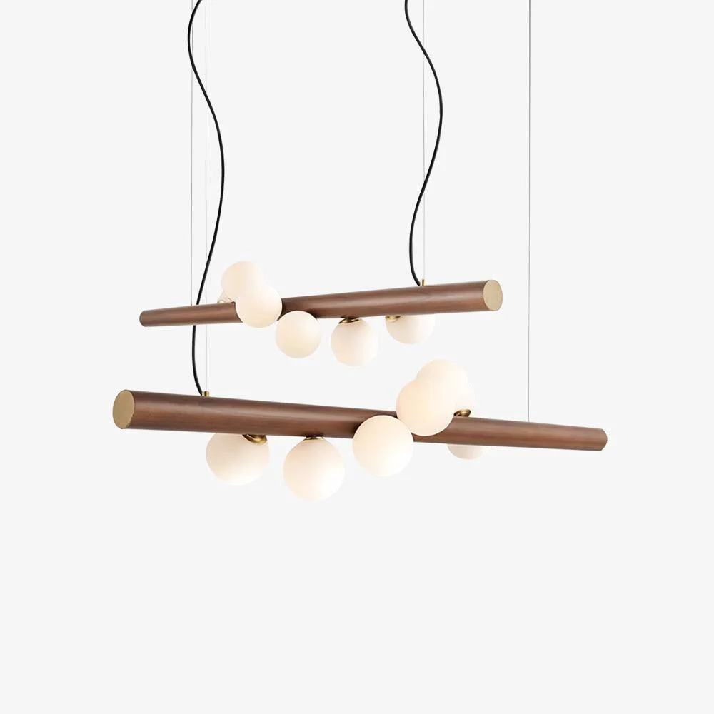 Fine Crafted Scandinavian Wooden Pendant Lamp Outstanding