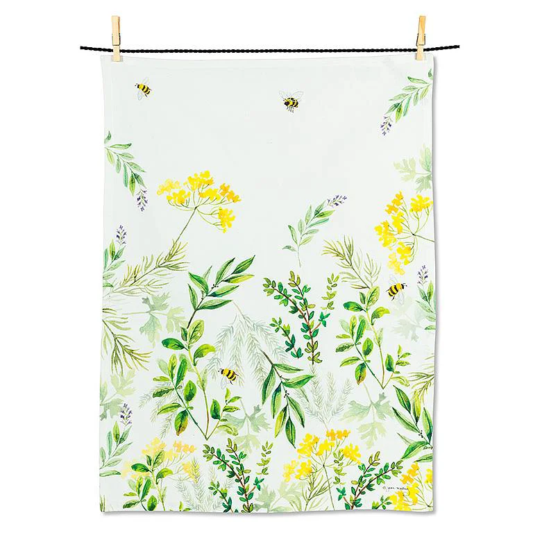 Selected Herb Garden Tea Towel Durable
