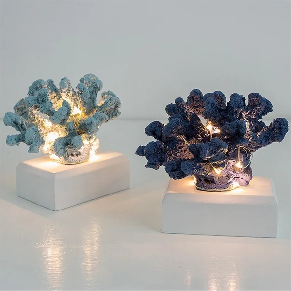 Top-Quality Creative Resin Coral Lamp Breathable
