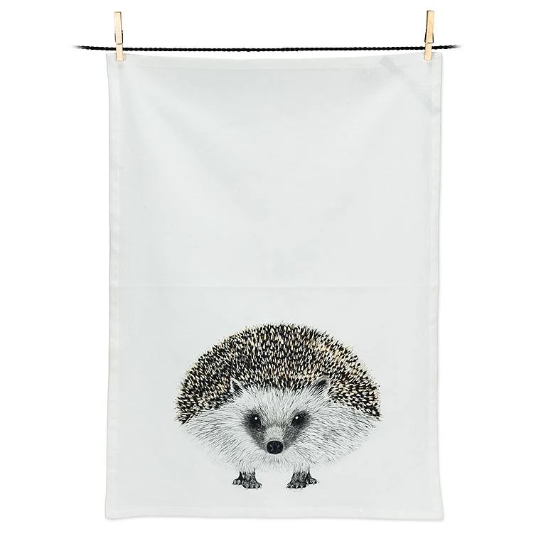 Responsible Hedgehog Tea Towel Comfortable