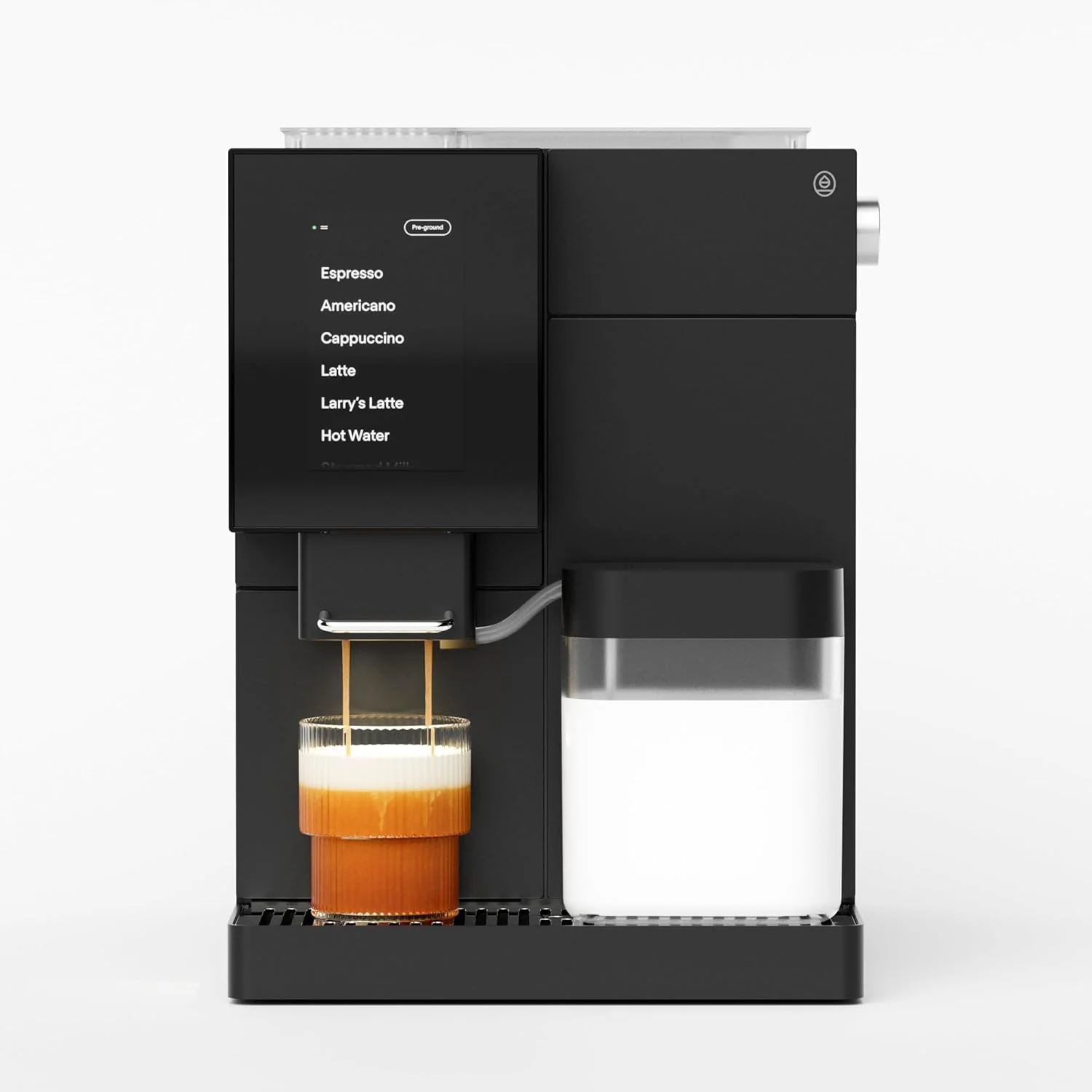 Healthy Terra Kaffe Super Automatic Espresso Machine - App-Enabled Coffee Machine - Auto Wake Sleep - All Milk Types - Roaster- Espresso Settings Environmentally Friendly
