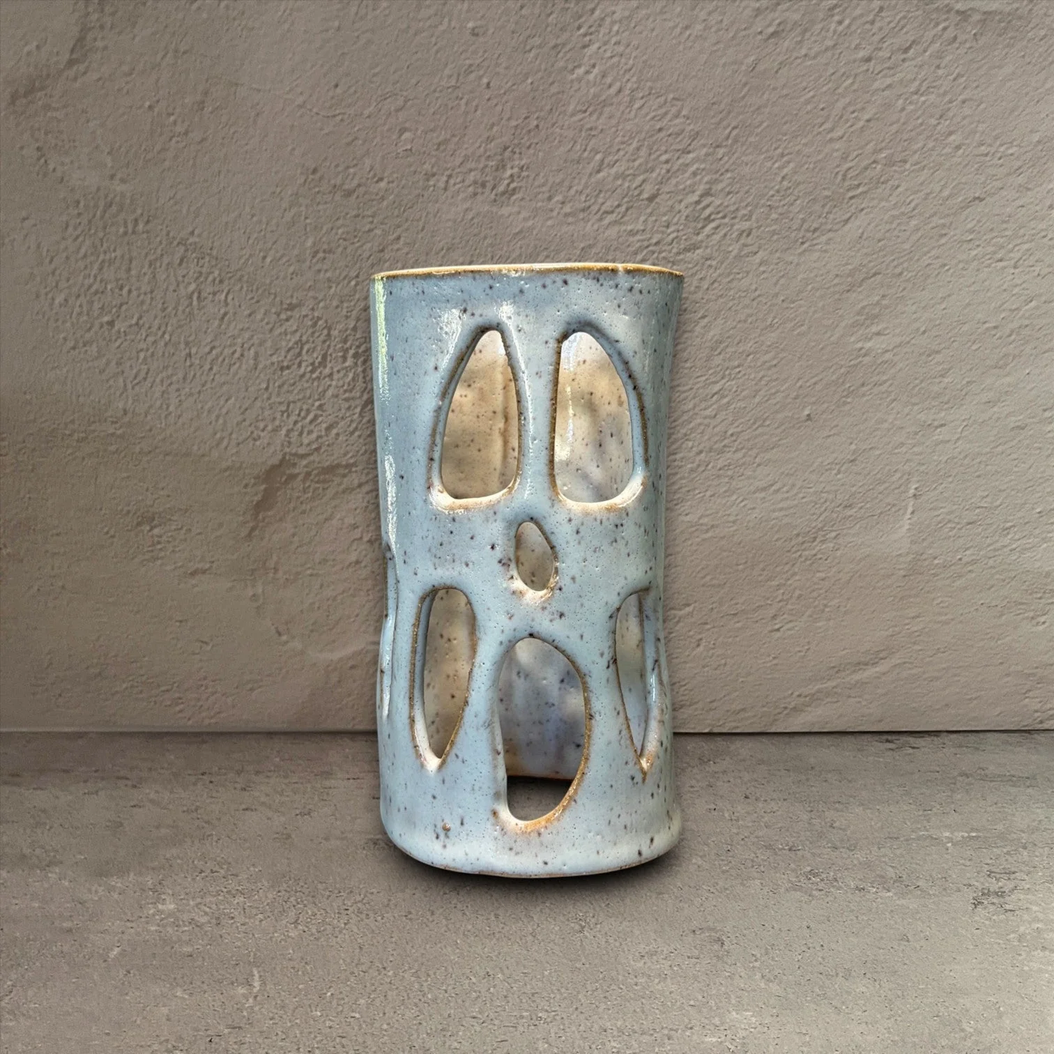 Safe Halloween Ghost Luminary Green