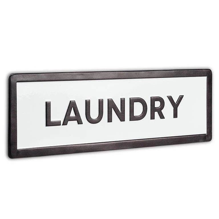 High-Grade Laundry Rectangle Sign 12.5 Expertly Made