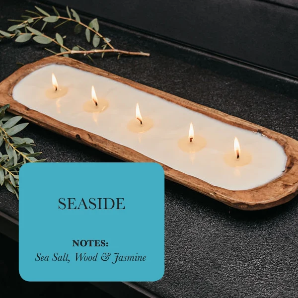 Prestigious 5-Wick Dough Bowl Soy Candle - Seaside Crafted