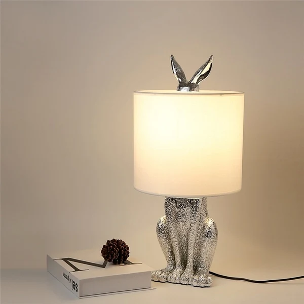 Dependable A Discreet Rabbit Table Lamp Fashionable