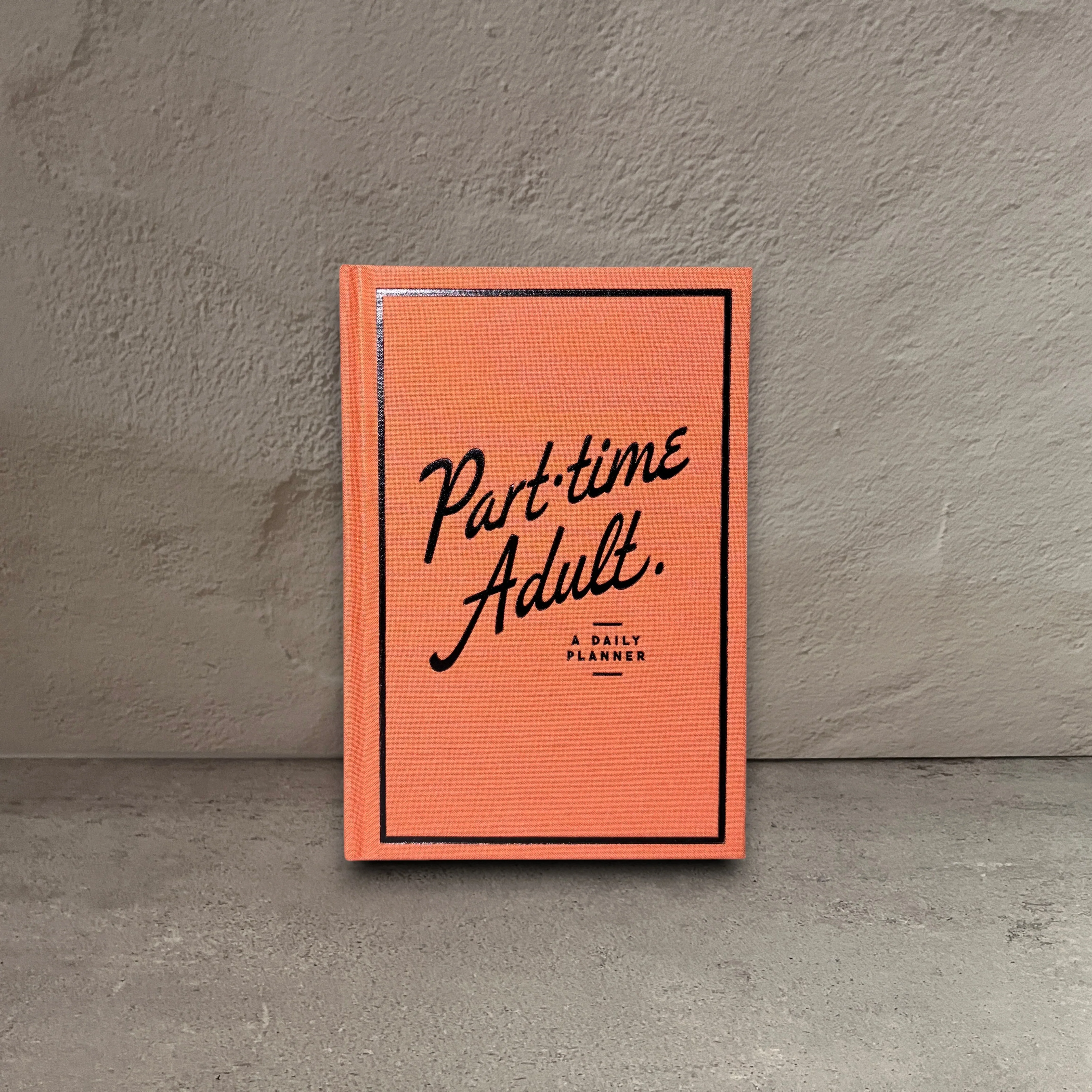 Detailed Brass Monkey Part-Time Adult Undated Daily Planner Solid