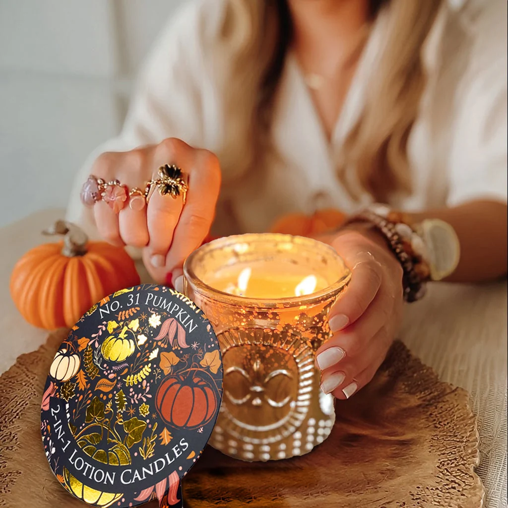 Refined No. 31 Pumpkin 18 oz Lotion Candle Luxury