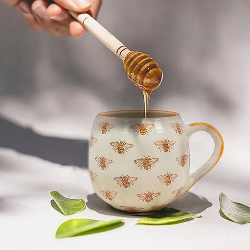 Stylish Bee Ball Mug 16 oz Elegant