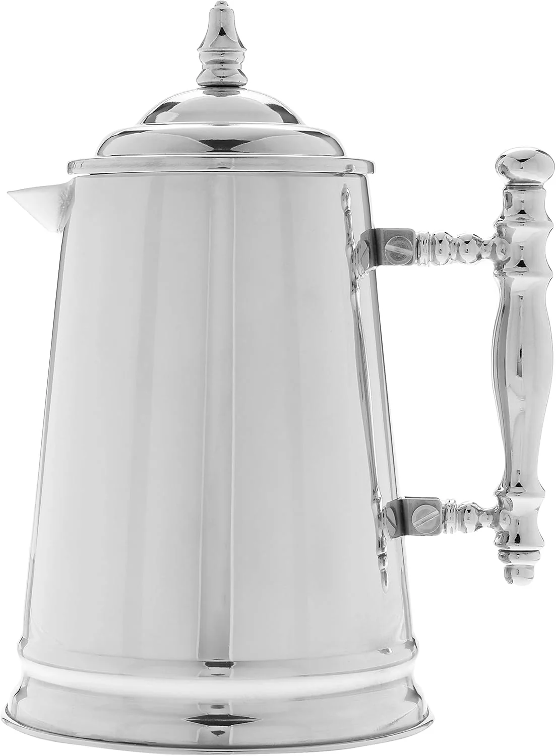 Comfortable Vintage-Style Stainless Steel French Coffee Press 34-Ounce Classic