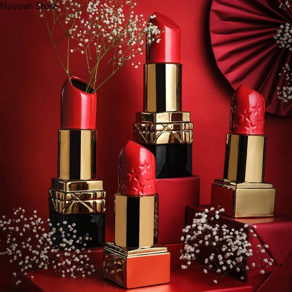 Official Creative Lipstick Vase Safe