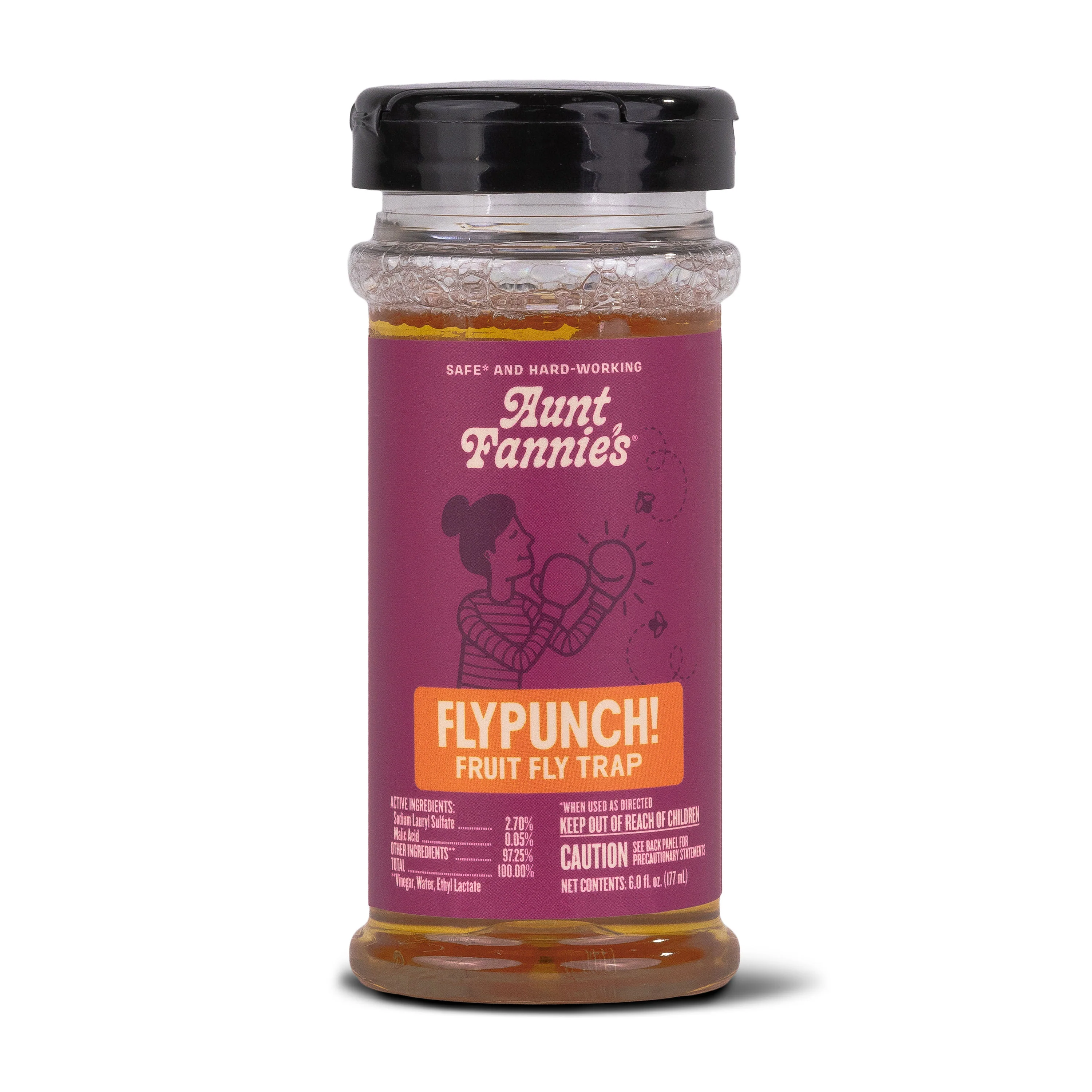 Environmentally Friendly Aunt Fannie's FlyPunch Fruit Fly Trap Specialty