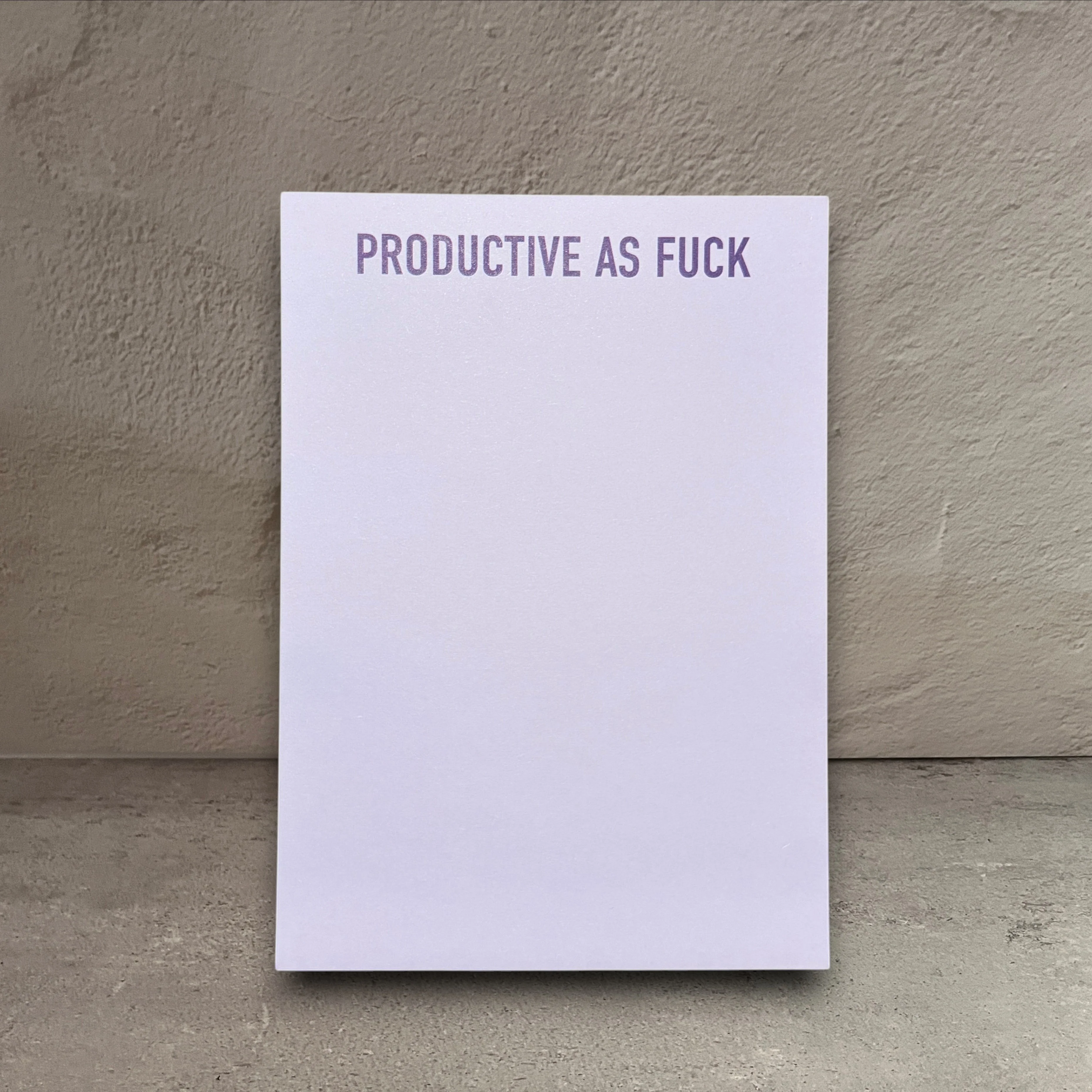 Sustainable Productive As Fuck Notepad Enhanced
