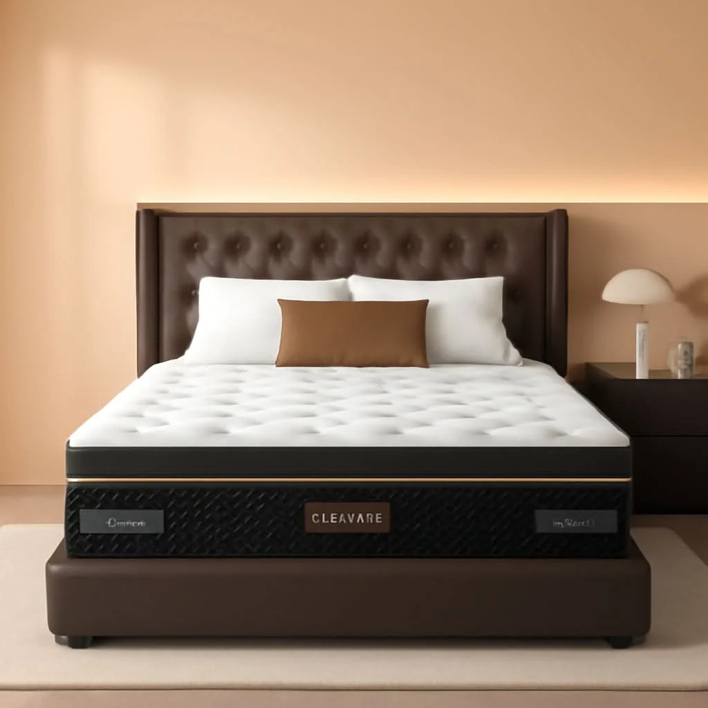 Professional Queen Firm Hybrid Mattress Featuring Motion Isolation Clean
