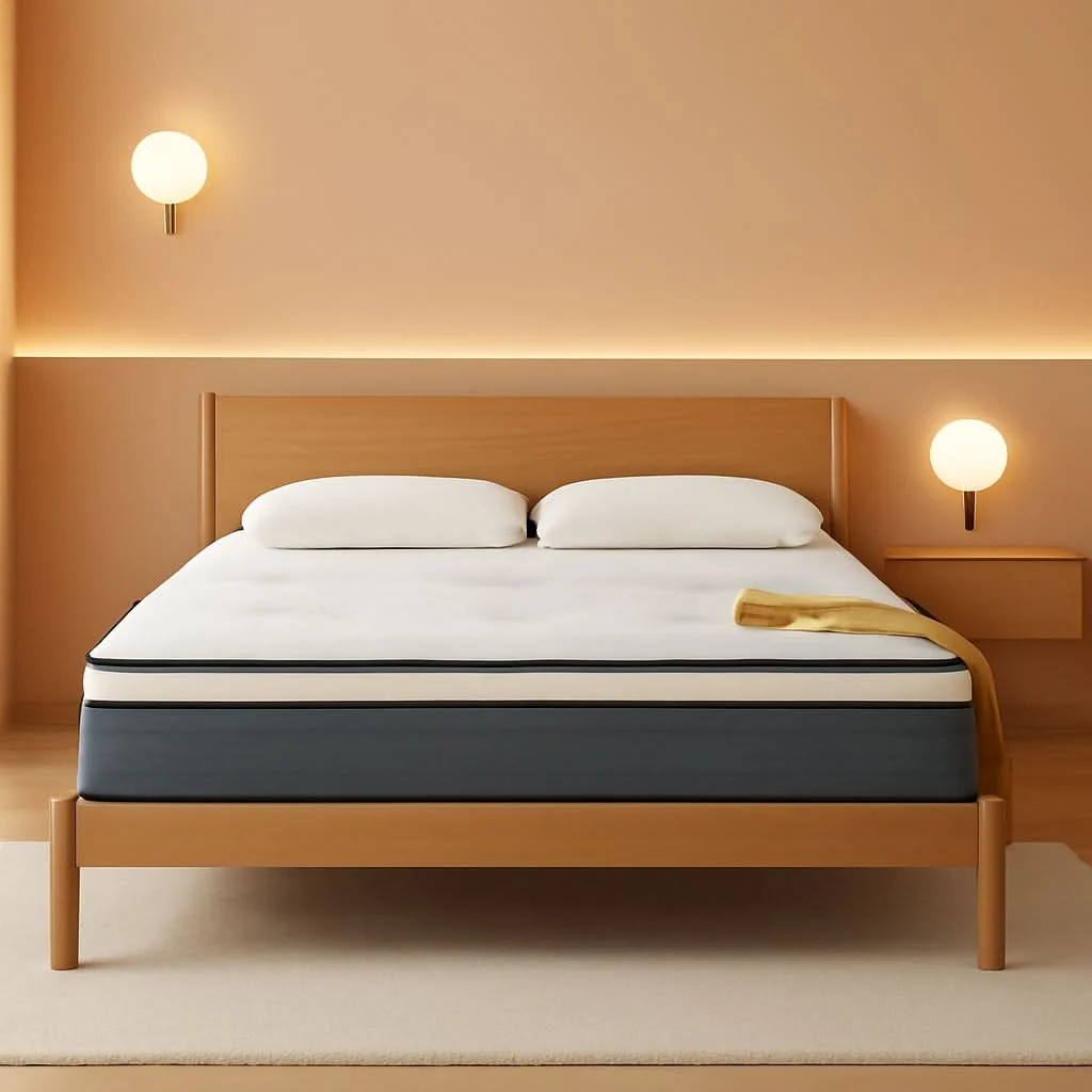 Fashionable Full Size 12Inch Memory Foam Hybrid Pocket Coil Mattress Comfortable