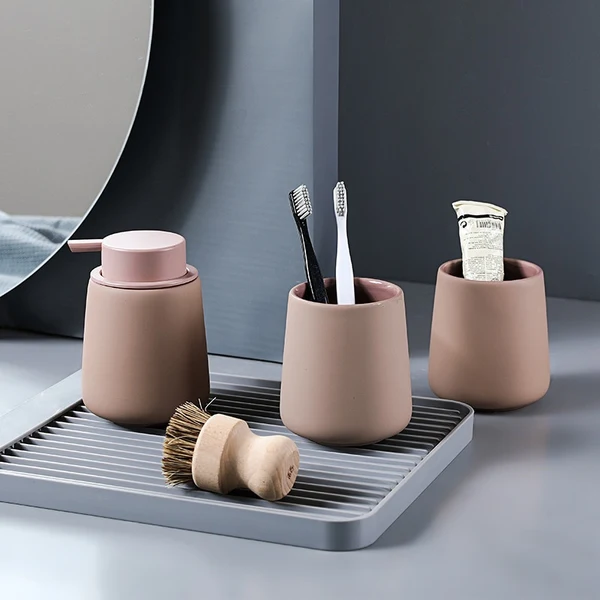 Soft Refillable Ceramic Soap Dispenser Refined