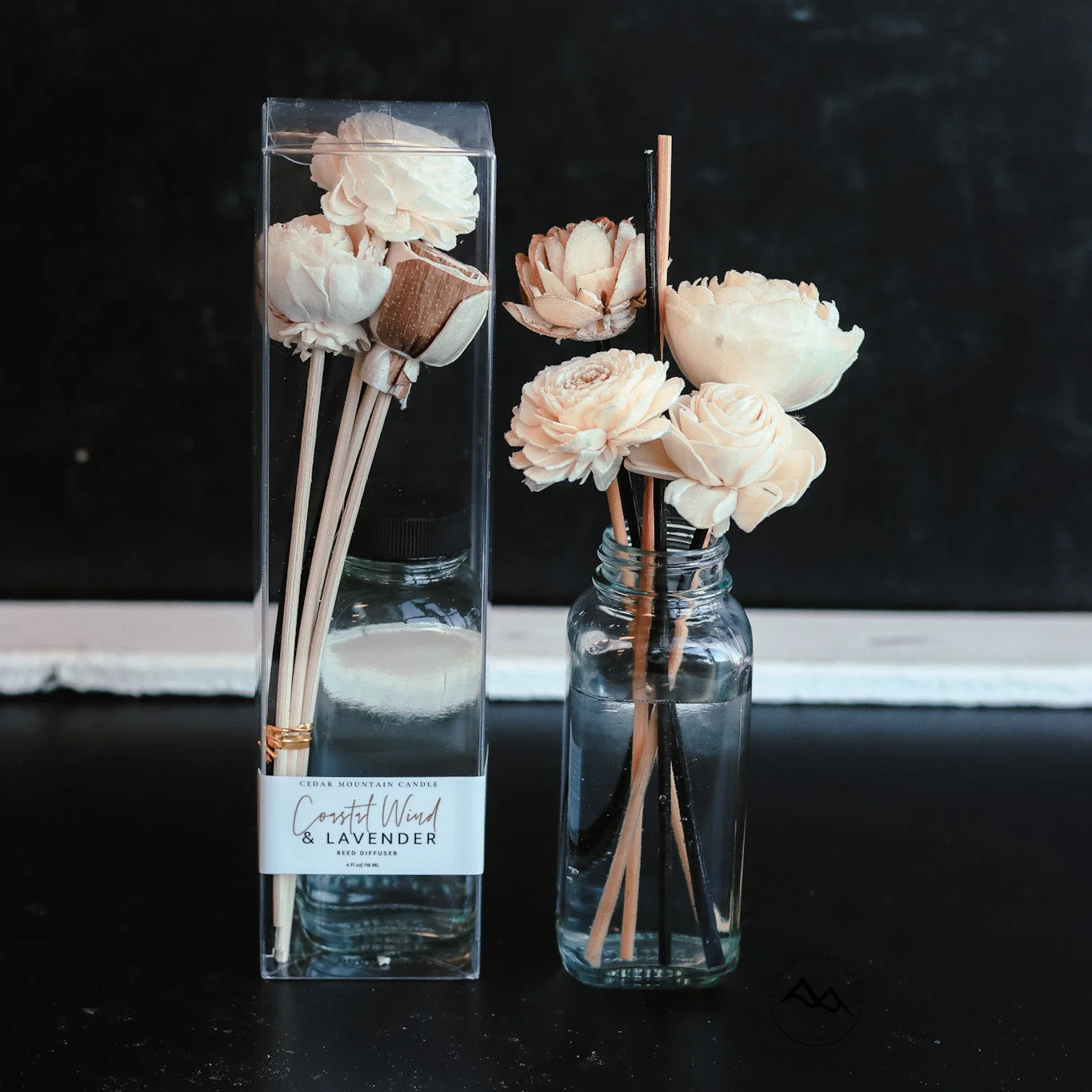 Stylish Coastal Wind Lavender Reed Diffuser Solid