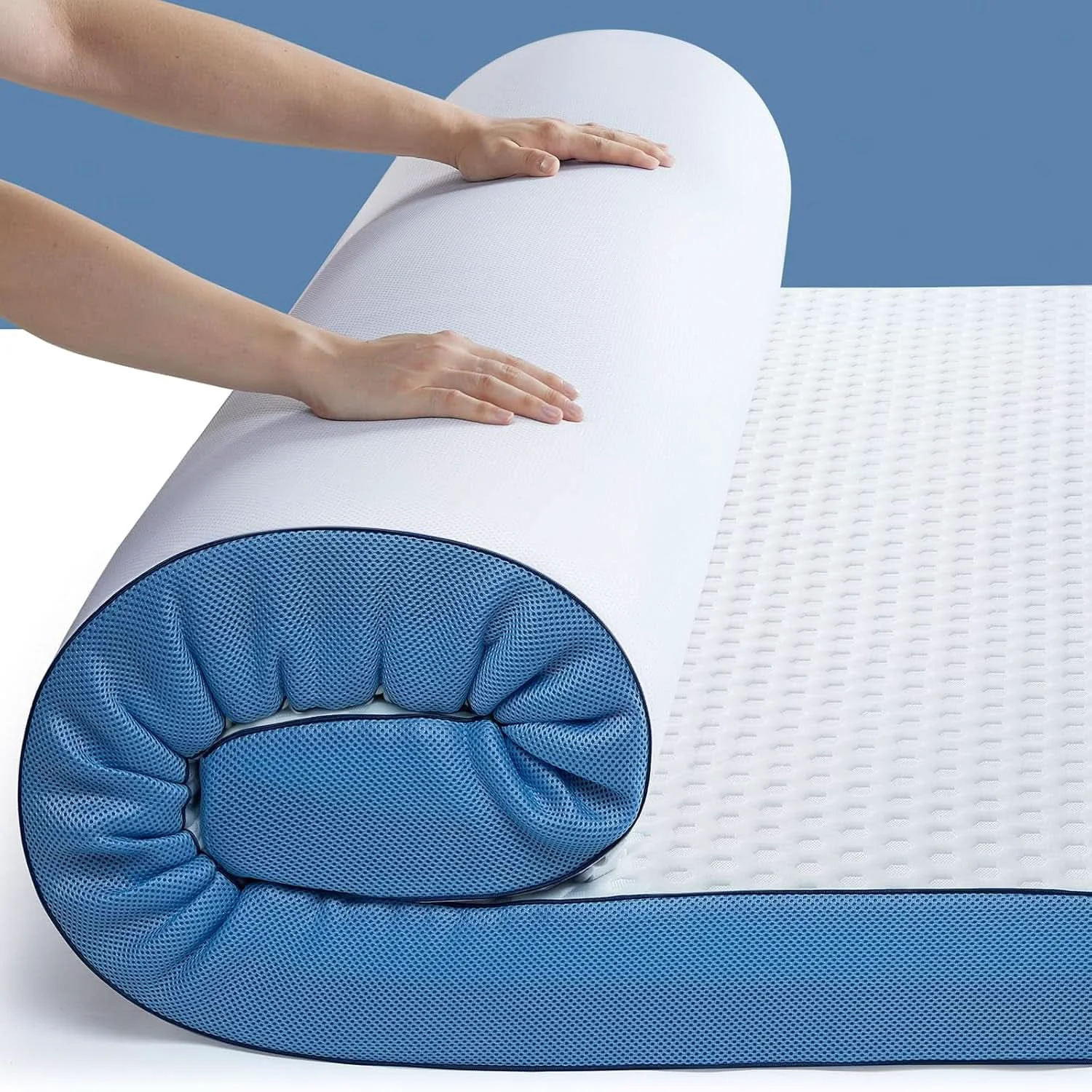 Fast Cooling Gel Memory Foam Mattress Topper For Comfort Excellent