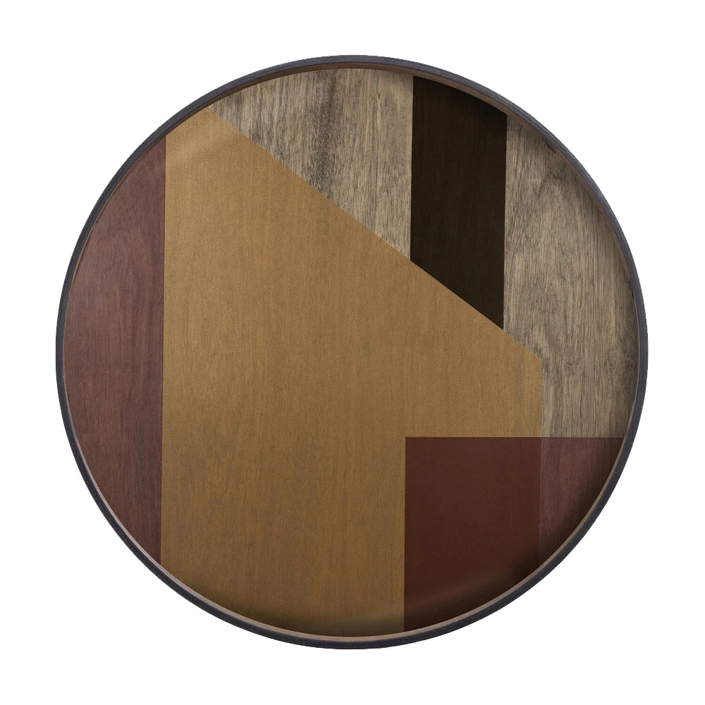 Organic Angle Tray Glass - Round 92cm Fine