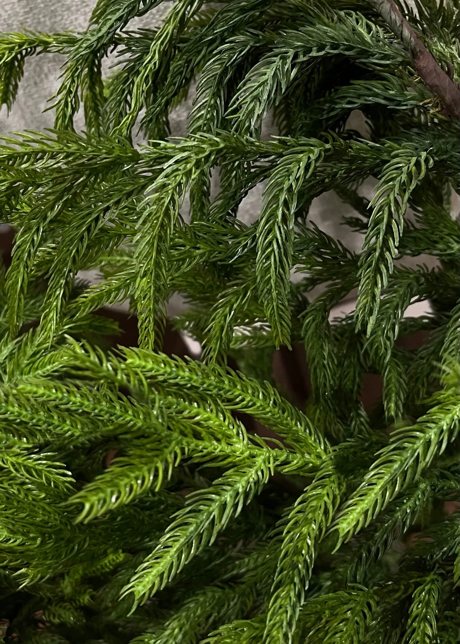 Recyclable 40 Norfolk Dripping Pine Garland - Fresh Touch Casual