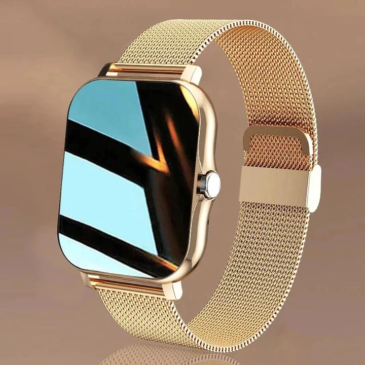 Contemporary Pact Women's Smartwatch – Slim Fitness Watch with Activity Sleep Tracking 4 Finishes Prestigious