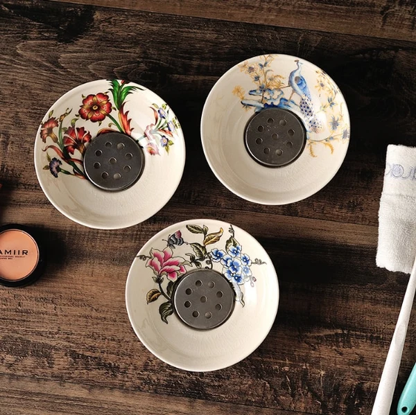 Excellent Oriental-Inspired Soap Dish with Drainage Feature Carefully Designed