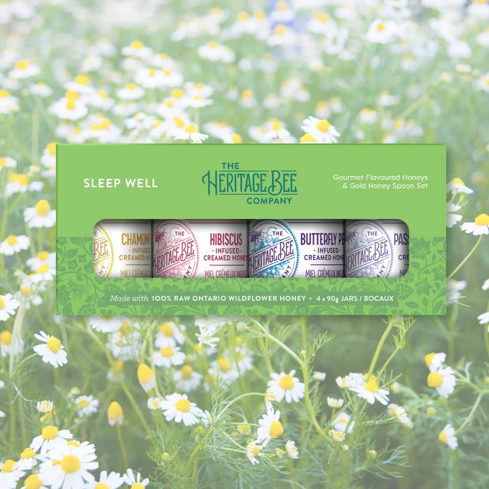 Effective SLEEP WELL Gourmet Honey Gift Set with Golden Spoon Proven