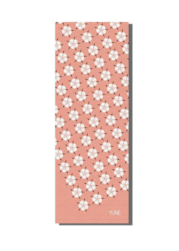 Comfortable Kumiko Yoga Mat – 6mm Non-Slip Eco-Friendly Latex- Tan Selected