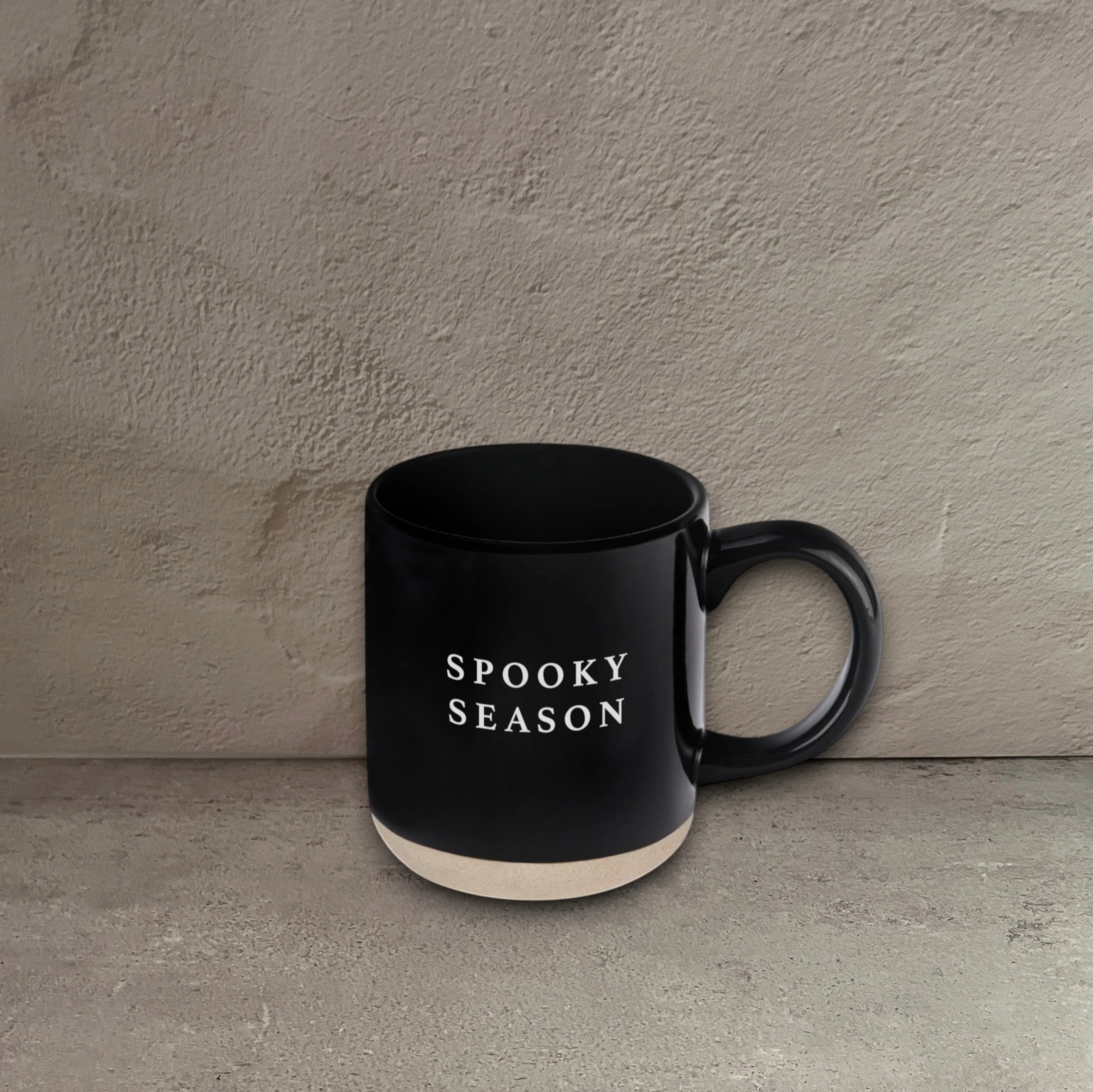 Expertly Made Spooky Season Stoneware Coffee Mug Environmentally Friendly