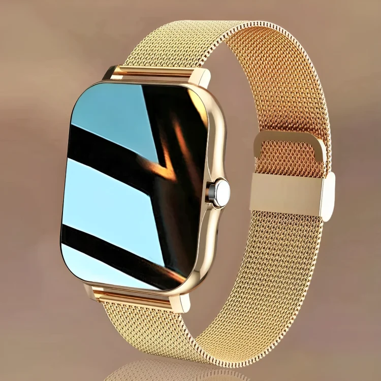 Traditional Pact Smartwatch – 1.83 Touchscreen Fitness Watch with Bluetooth Calling Extra Strap Original Design