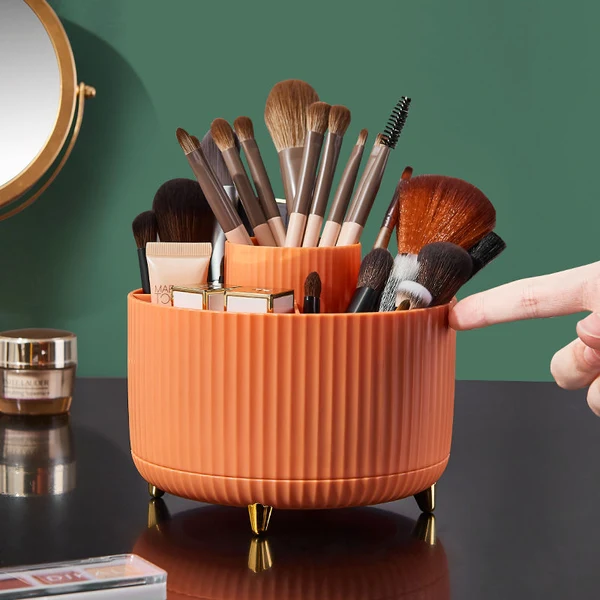 Enhanced The GlamSpin 360° Rotating Cosmetic Organizer Innovative