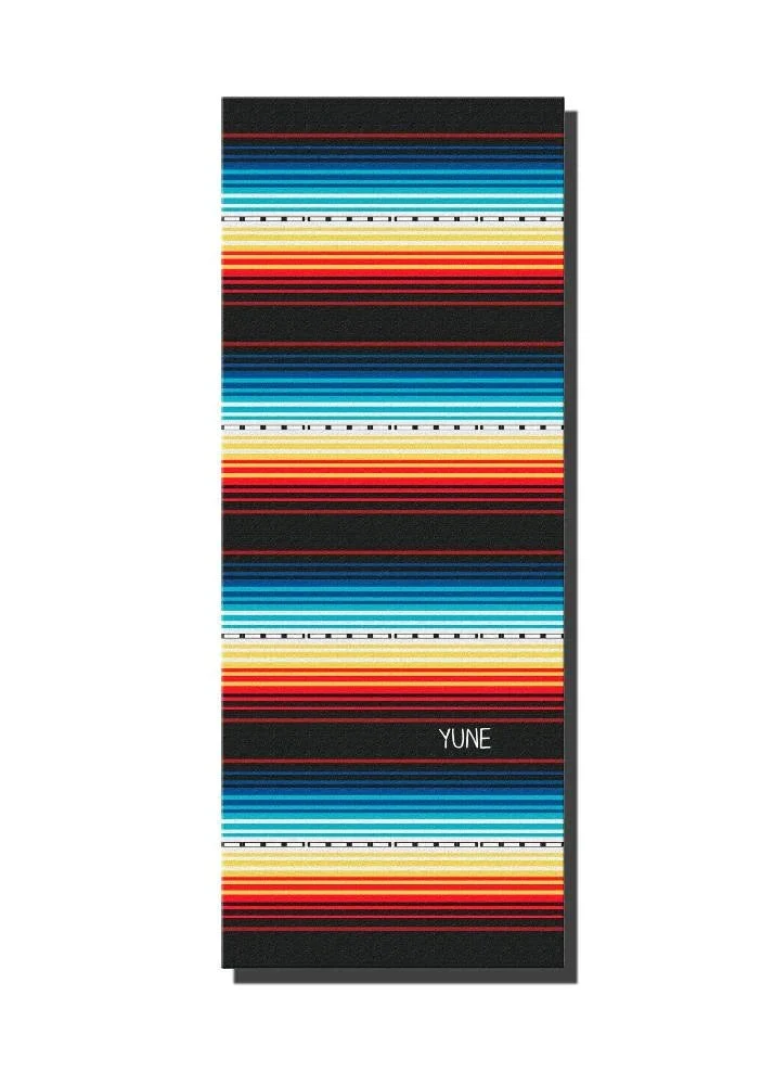 Exclusive Yoga Mat 6mm Thick Striped Non-Slip Eco Friendly Yune Yoga Devo Relaxed