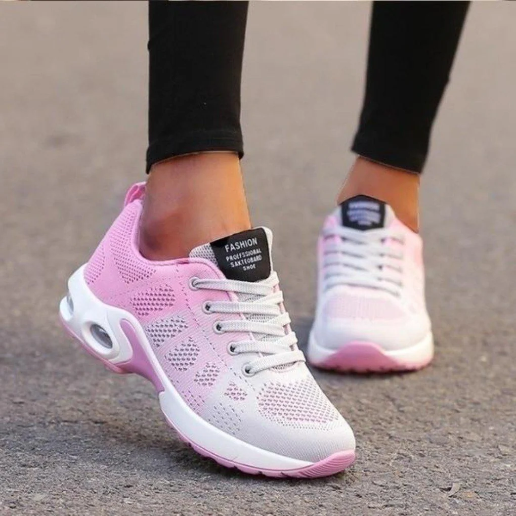 Healthy Pact Women's Walking Shoes – Lightweight Cushioned Trainers with Arch Support Breathable 8 Colours Comfortable