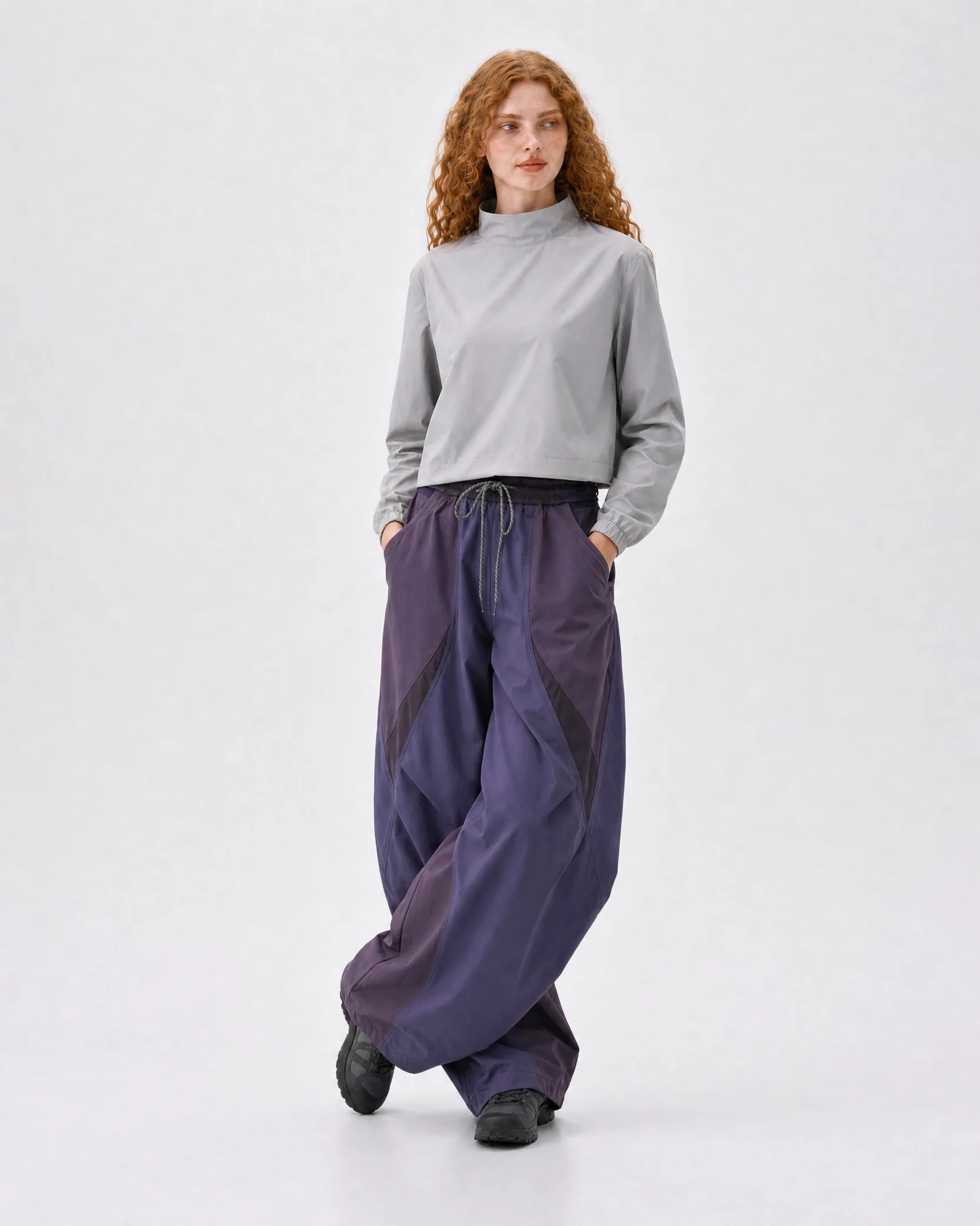 Exceptional Pact Wide-Leg Techwear Cargo Trousers Easy-to-Use