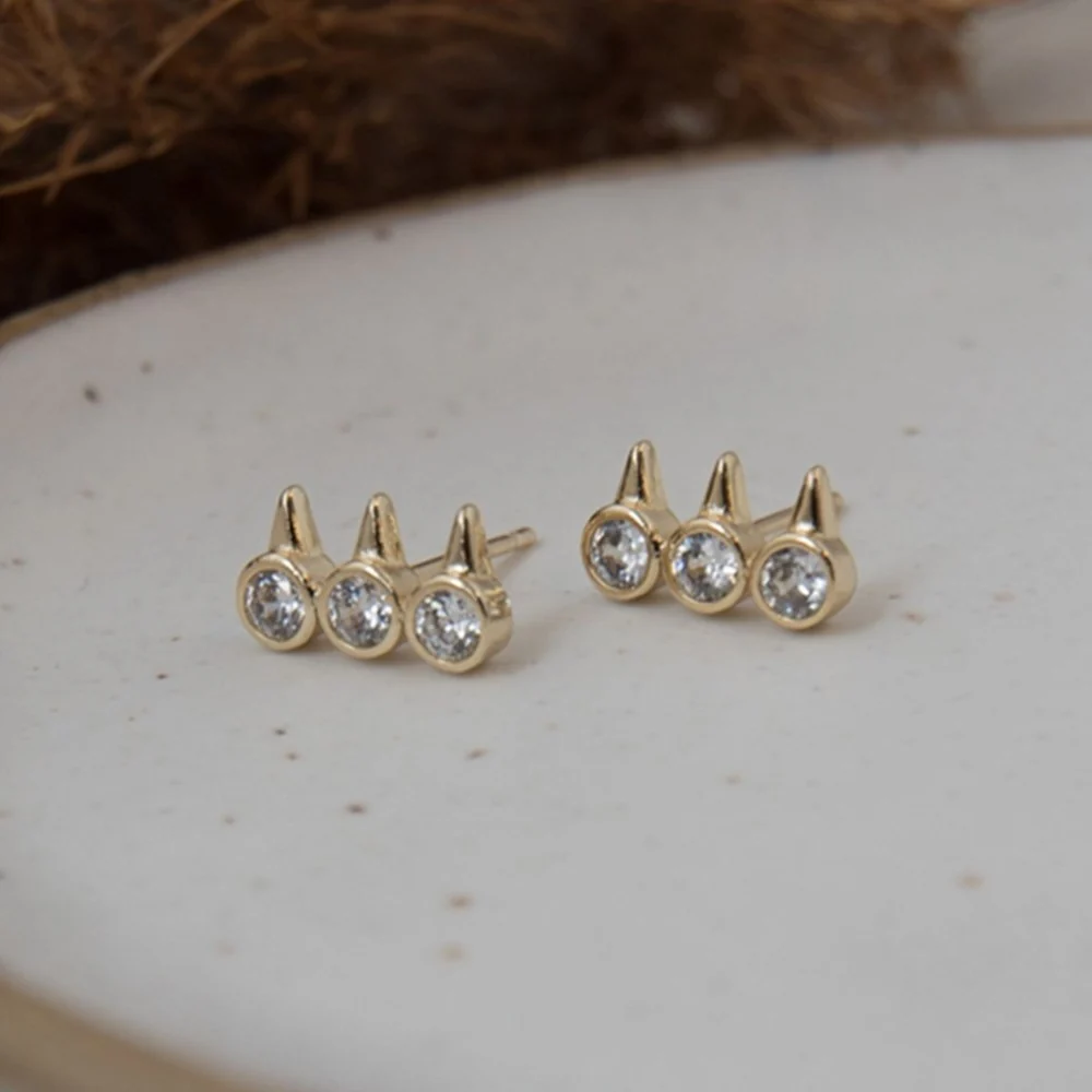 Secure Temptress Stud Earrings Recyclable