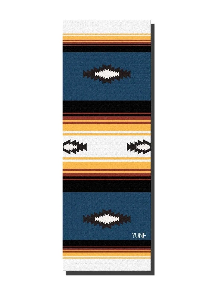Healthy Nelson Yoga Mat – 6 mm Extra Thick Non-Slip Eco-Friendly PER with Striped UV-Printed Design Yune Yoga Dependable