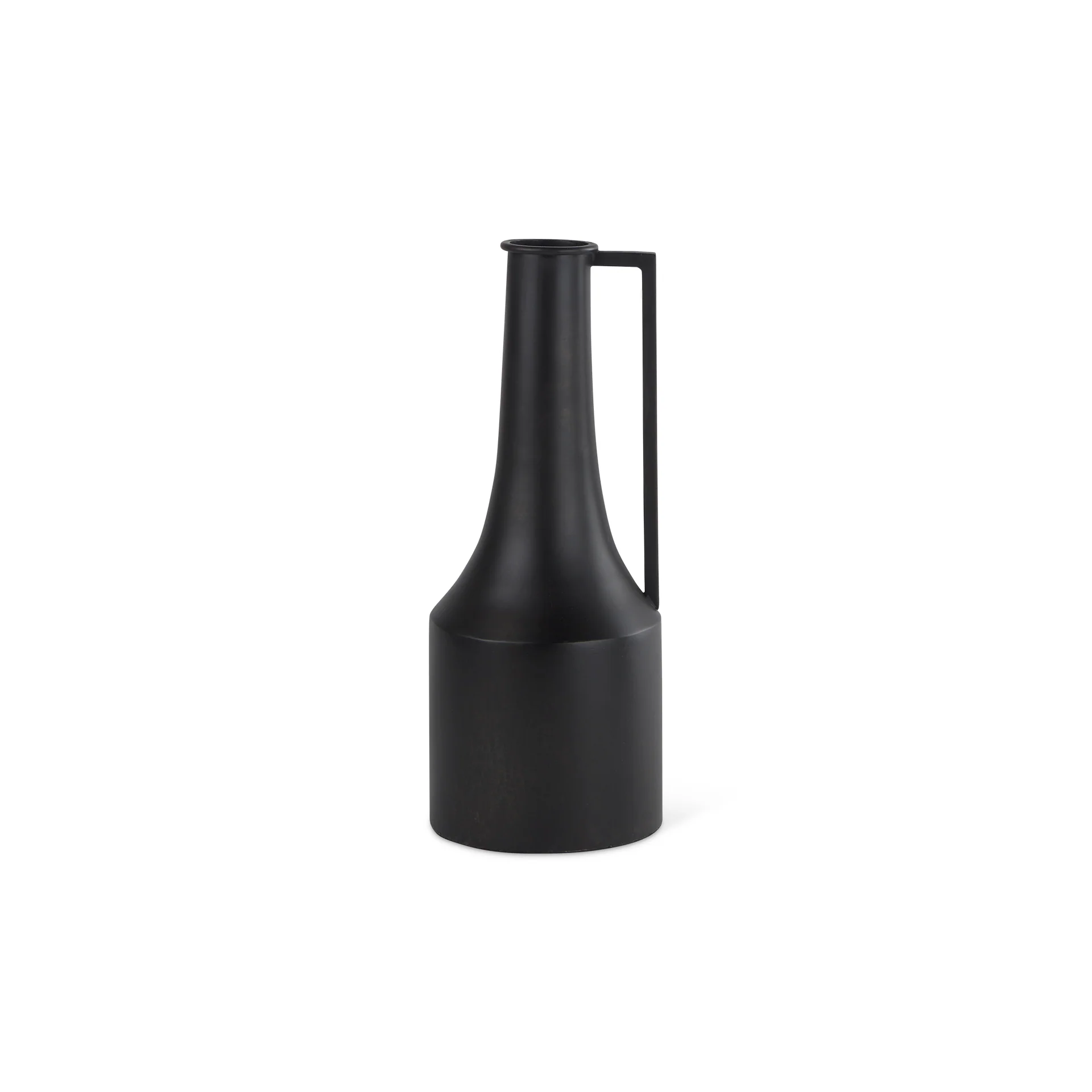 Responsible Aubrey Small 14.0H Black Iron Flower Vase Advanced