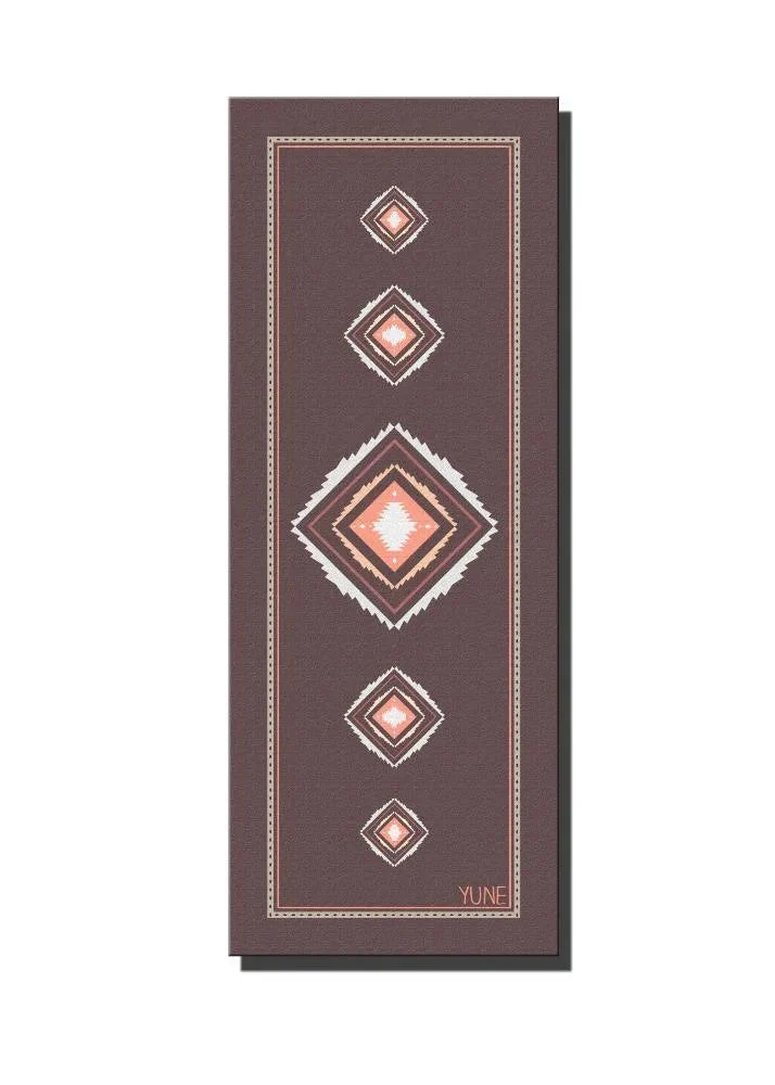 Fine Crafted Betty Yoga Mat – Non-Slip Grip Cushioned Support Cactus Print Design Refined