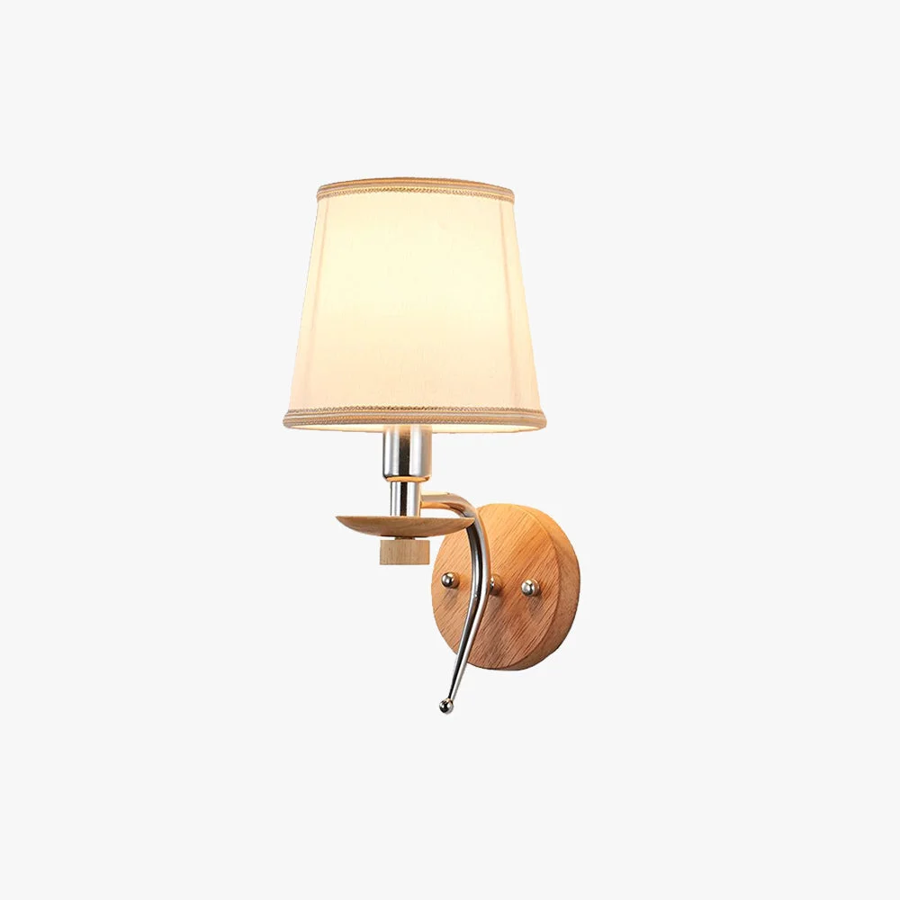 Authentic Eryn Modern Geometric Wood Vanity Wall Lamp Bedroom Bathroom Smooth