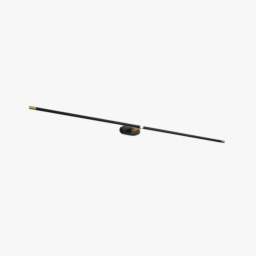 Classic Leigh Minimalist Linear Metal Acrylic Wall Lamp White Black Gold Responsible