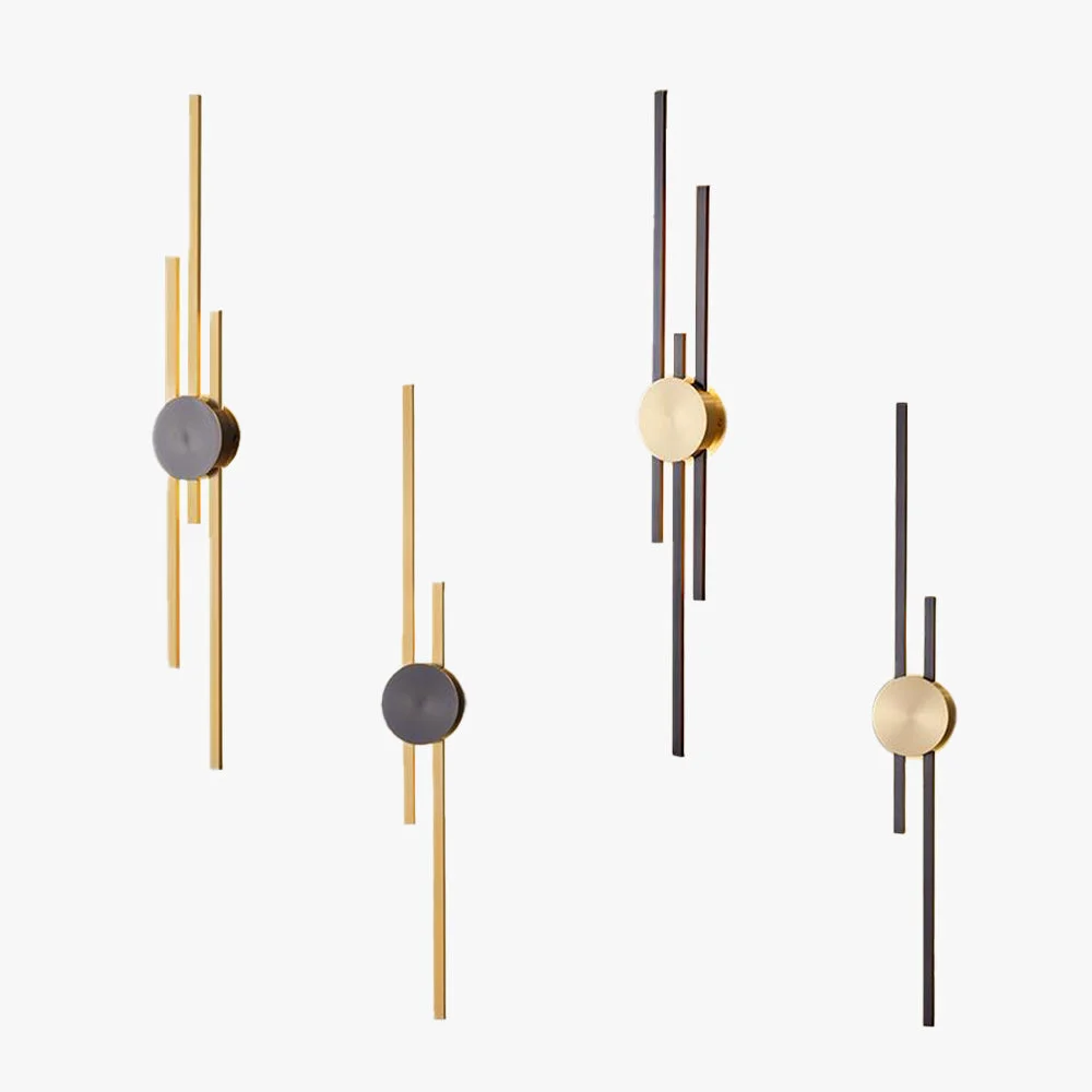 Effective Alana Modern Linear 2 Color Metal Wall Lamp Trendy