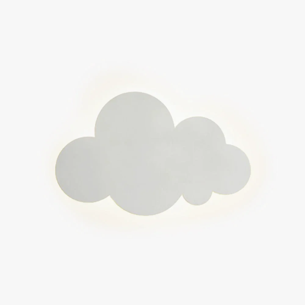 Elegant Morandi Modern Minimalist Cloud Shape Wall Lamp White Blue Pink Healthy