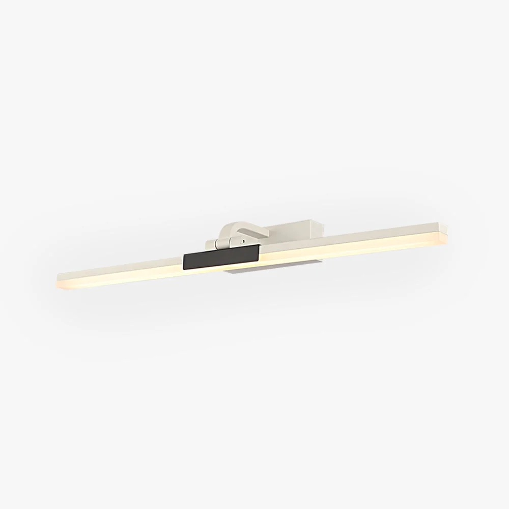 Trusted Edge Modern Linear Mirror Front Metal Vanity Wall Lamp Black White First-Class