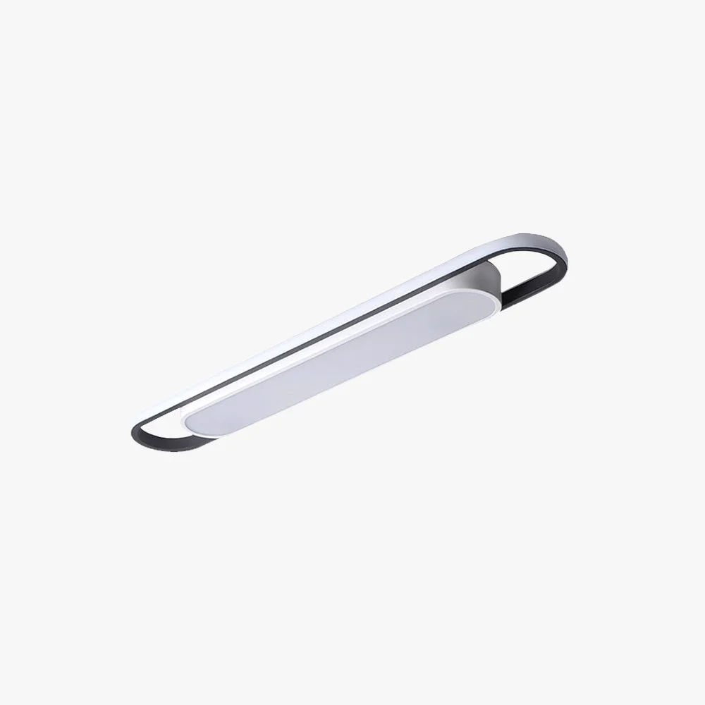 Soft Quinn Minimalist Linear Flush Mount Ceiling Light White Trusted