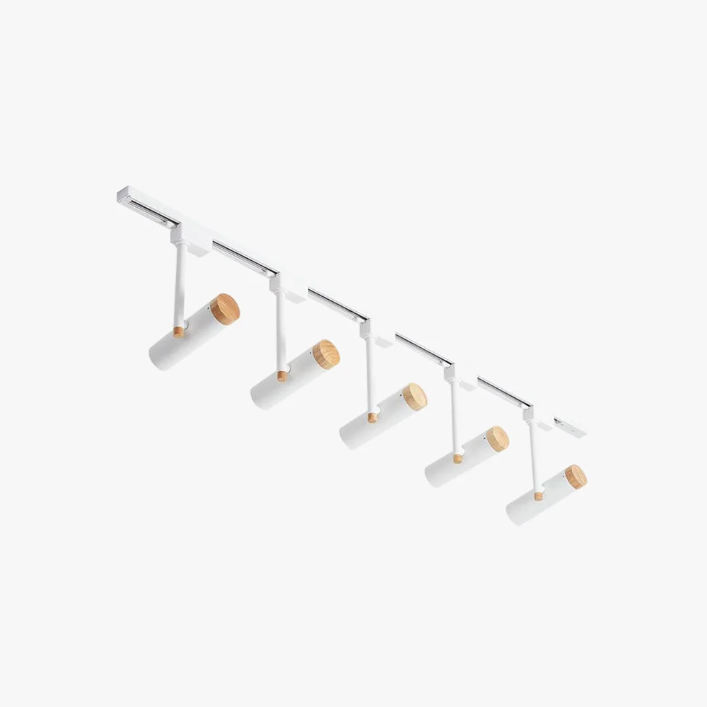 Outstanding Freja Nordic Minimalist Flush Mount Spotlight with Wood Cap Black White Gray Innovative