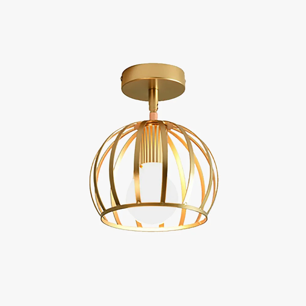 Reliable Herbert Semi Art Deco Globe Flush Mount Ceiling Light Brass Quality
