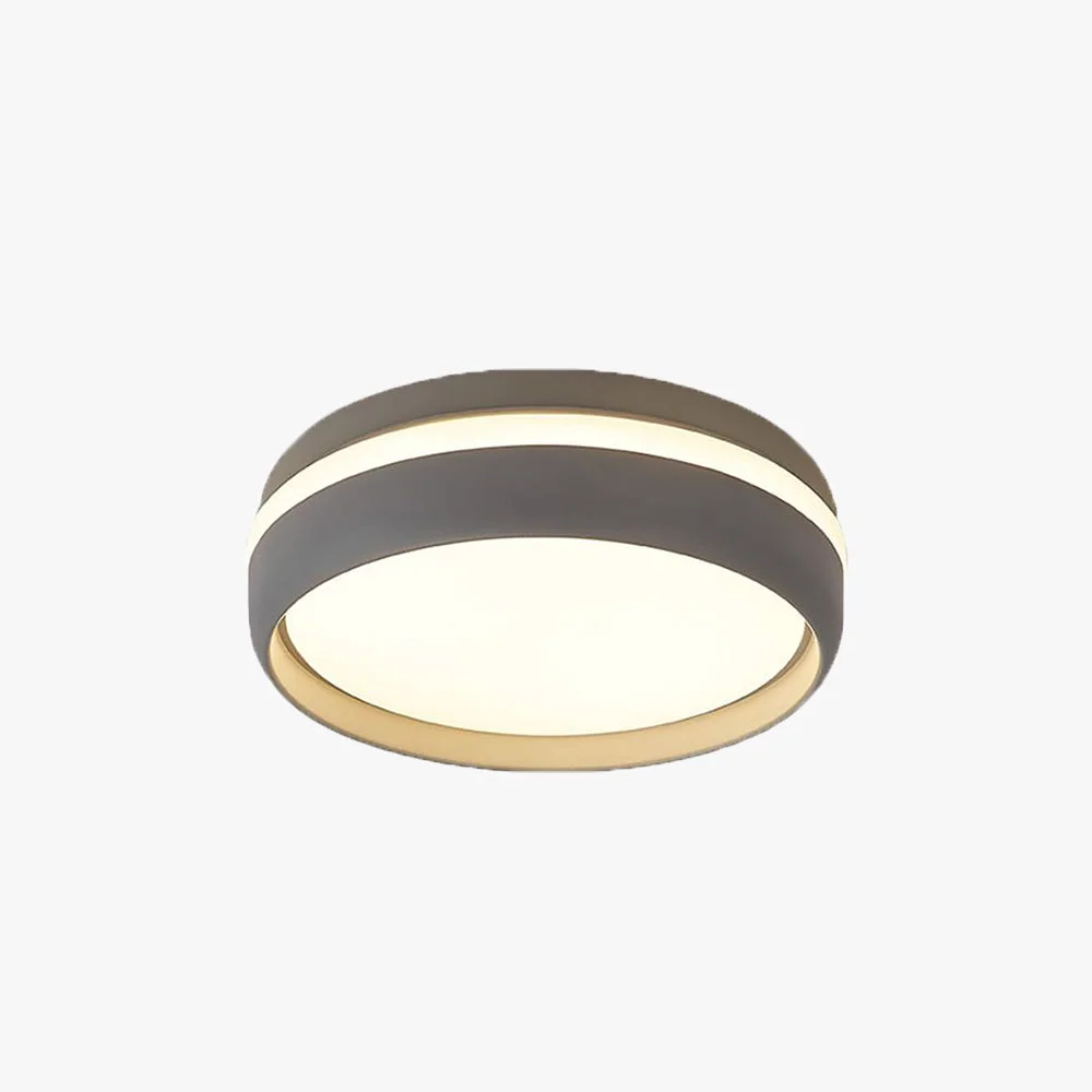 Sophisticated Quinn Flush Mount Ceiling Light Black White Traditional